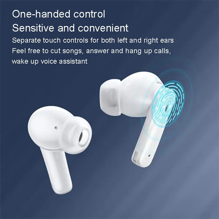 REMAX CozyPods W21N Dual Noise Reduction Bluetooth Earphone Music Call Wireless Earphone(Ivory White) - HoMEdemic™ 