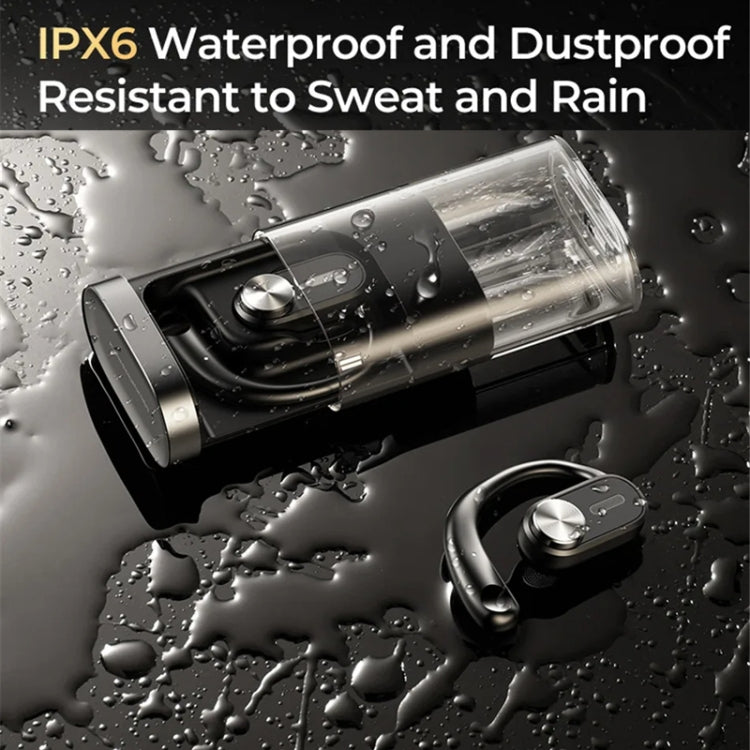 REMAX OpenBuds P3 Metal Open-Ear OWS Wireless Bluetooth Earphone(Black) - HoMEdemic™ 