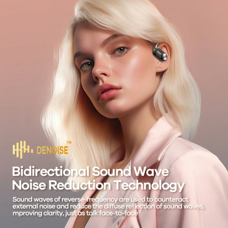 REMAX OpenBuds P3 Metal Open-Ear OWS Wireless Bluetooth Earphone(Black) - HoMEdemic™ 