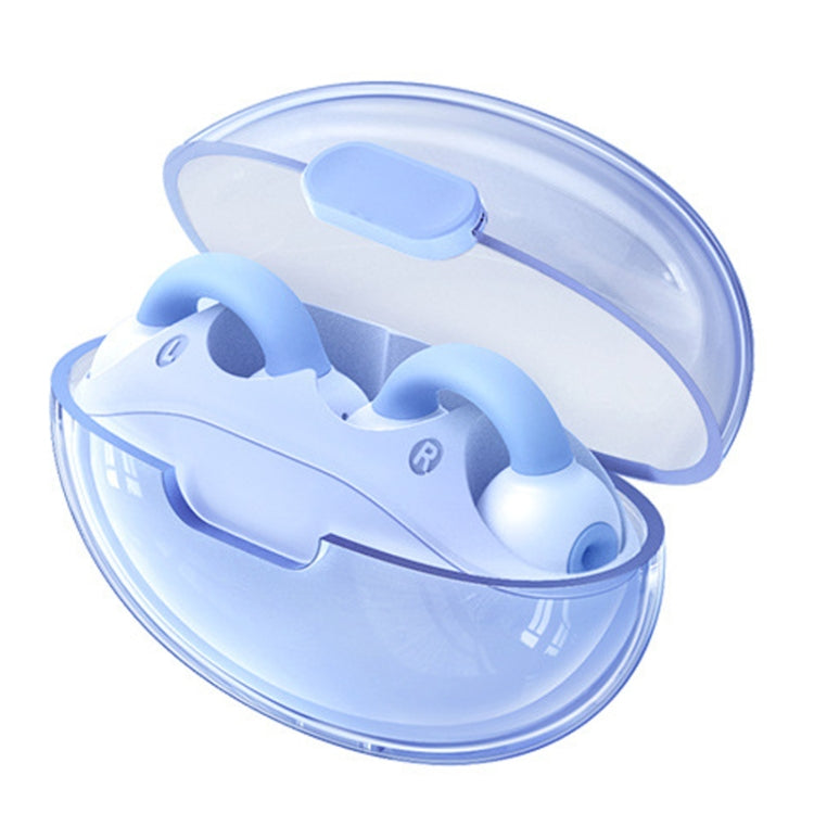 REMAX CozyBuds W15 Transparent Ear Clip Wireless Bluetooth Earphone OWS Sports Earphone(Blue) - HoMEdemic™ 