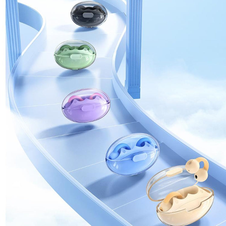 REMAX CozyBuds W15 Transparent Ear Clip Wireless Bluetooth Earphone OWS Sports Earphone(Blue) - HoMEdemic™ 