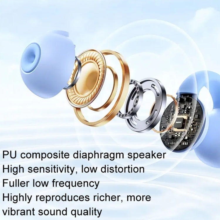 REMAX CozyBuds W15 Transparent Ear Clip Wireless Bluetooth Earphone OWS Sports Earphone(Blue) - HoMEdemic™ 