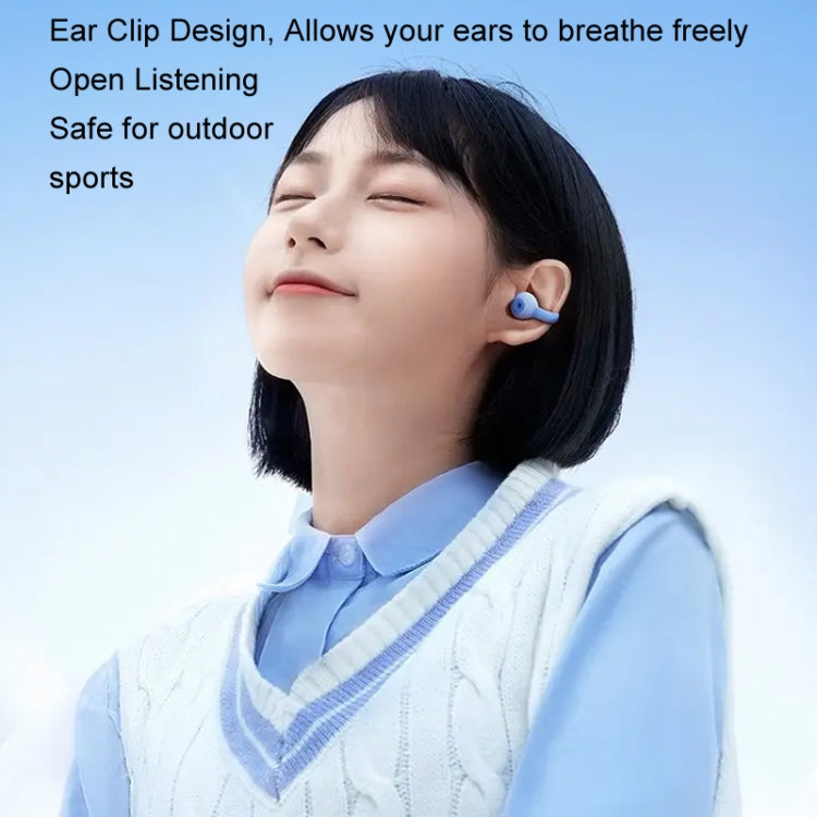 REMAX CozyBuds W15 Transparent Ear Clip Wireless Bluetooth Earphone OWS Sports Earphone(Blue) - HoMEdemic™ 