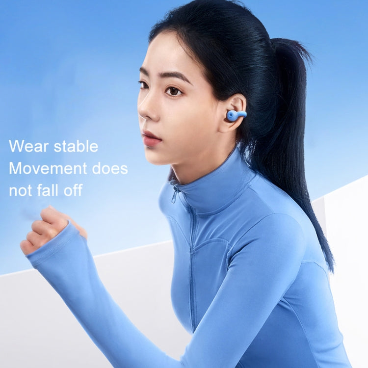 REMAX CozyBuds W15 Transparent Ear Clip Wireless Bluetooth Earphone OWS Sports Earphone(Blue) - HoMEdemic™ 