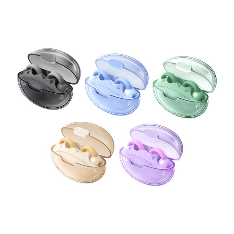 REMAX CozyBuds W15 Transparent Ear Clip Wireless Bluetooth Earphone OWS Sports Earphone(Blue) - HoMEdemic™ 