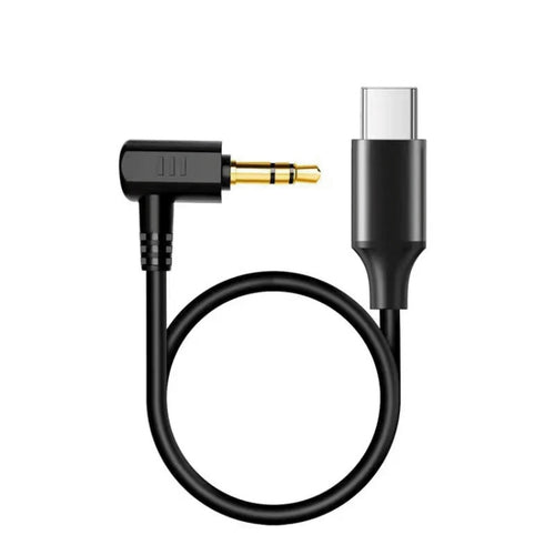 USB-C / Type-C To 3.5mm Male TRS Audio Adapter Cable For DJI Osmo Action 4 / 3 / 2 / Pocket 3(Black) - HoMEdemic™ 