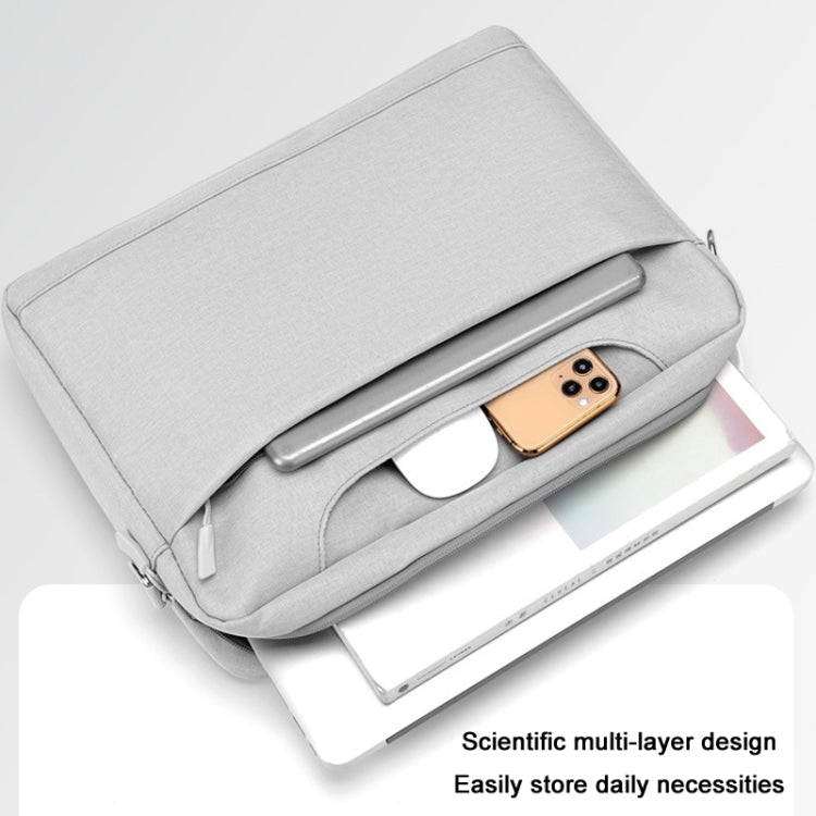 17.3 inch Portable Crossbody Air Bag Gaming Computer Laptop Shoulder Bag(Light Gray) - HoMEdemic™ 