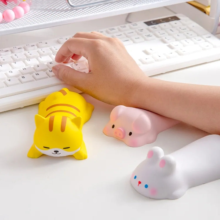 Decompression Memory Foam Mouse Pad Cute Desktop Mouse Wrist Cushion Hand Rest, Pattern: Rabbit - HoMEdemic™ 