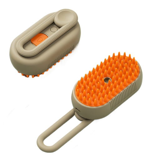 Pet Electric Spray Comb Rechargeable Cat Steamy Grooming Brush Cleaning Tool(Coffee) - HoMEdemic™ 