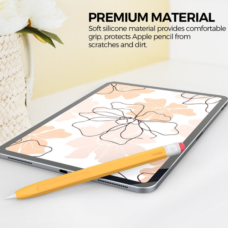 For Apple Pencil 2 AhaStyle PT180-2 Retro Stylus Protective Case Drop Proof Capacitive Pen Cover(Pink) - HoMEdemic™ 