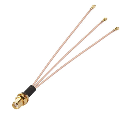 1 In 3 IPX To SMAK RG178 Pigtail WIFI Antenna Extension Cable Jumper(15cm) - HoMEdemic™ 