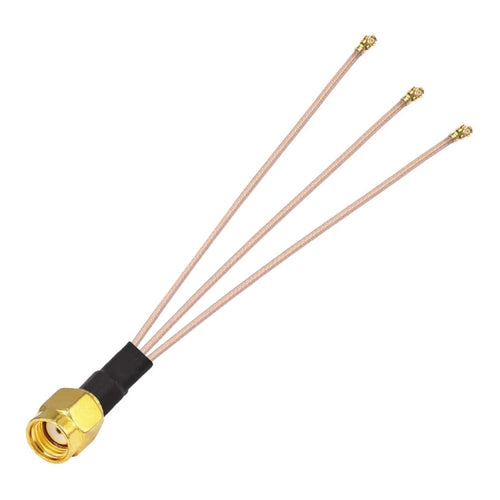 1 In 3 IPX To RPSMAJ RG178 Pigtail WIFI Antenna Extension Cable Jumper(15cm) - HoMEdemic™ 