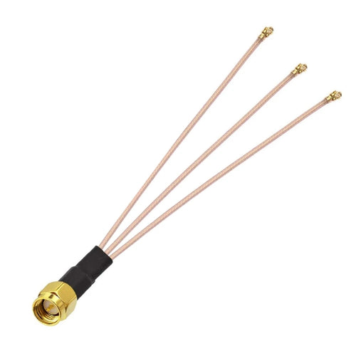 1 In 3 IPX To SMAJ RG178 Pigtail WIFI Antenna Extension Cable Jumper(15cm) - HoMEdemic™ 