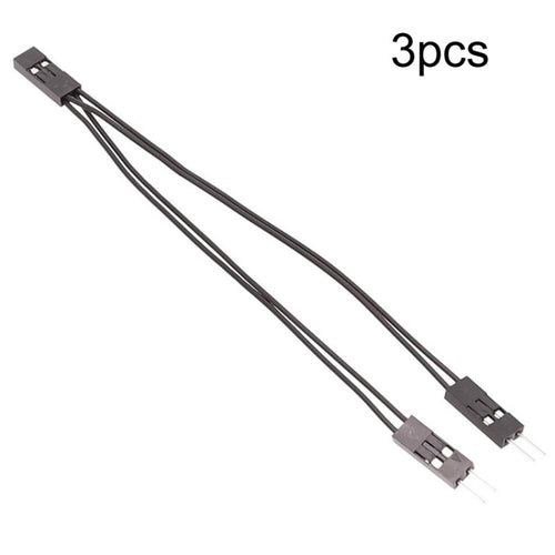 10cm 3pcs DuPont Terminal Wire DuPont 2.54 Connection Cable 2Pin 1 To 2 Wire One Female To Two Males - HoMEdemic™ 