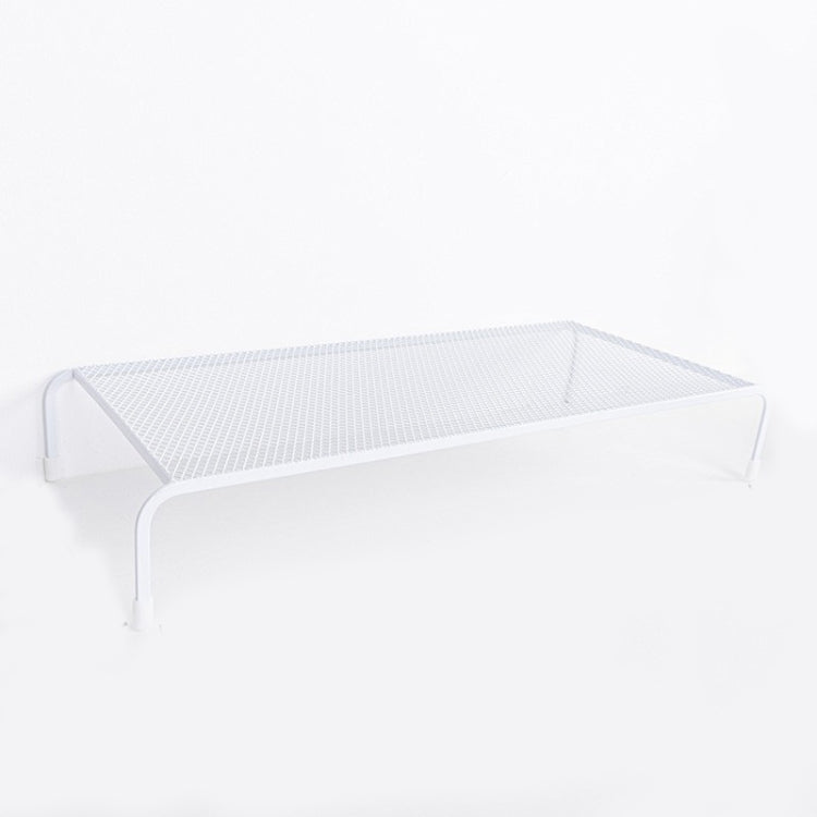 Computer Monitor Elevated Bracket Desk Wrought Iron Rack Organizer, Spec: Deepen Single Layer - HoMEdemic™ 