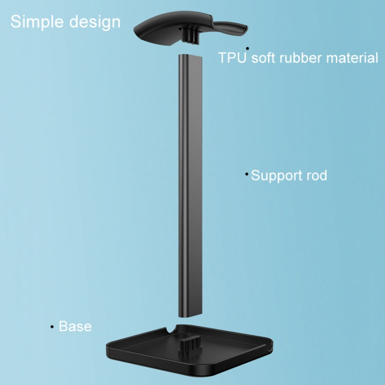 Desktop Headphone Holder Cell Phone Tablet Stand(Black) - HoMEdemic™ 