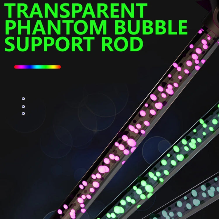 RGB Lighted Headphone Stand With Ambient Light USB Expansion Port Headphone Display Bracket, Style: Without 3.5mm Port - HoMEdemic™ 