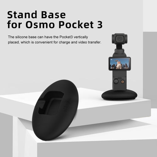 For DJI Osmo Pocket 3 aMagisn Desktop Silicone Base Car Sports Camera Accessories(Base+Double-sided Glue) - HoMEdemic™ 