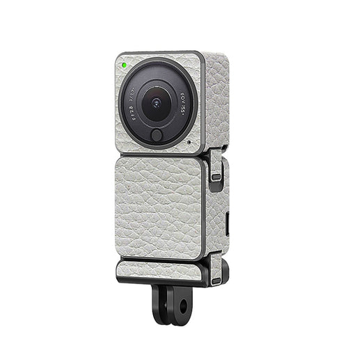 For DJI Action 2 aMagisn Body Protection Paper Scratch-Resistant Film Accessories, Style: Power White Leather - HoMEdemic™ 