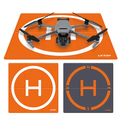 LKTOP 65cm Drone Universal Landing Pad Double-sided Waterproof Foldable RC Aircraft Launch Mat - HoMEdemic™ 