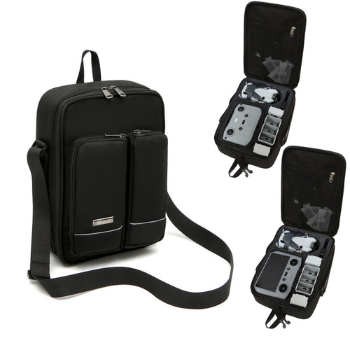 For DJI Mini 4 Pro BKANO Storage Bag Shoulder Bag Messenger Bag Suitcase(Black) - HoMEdemic™ 