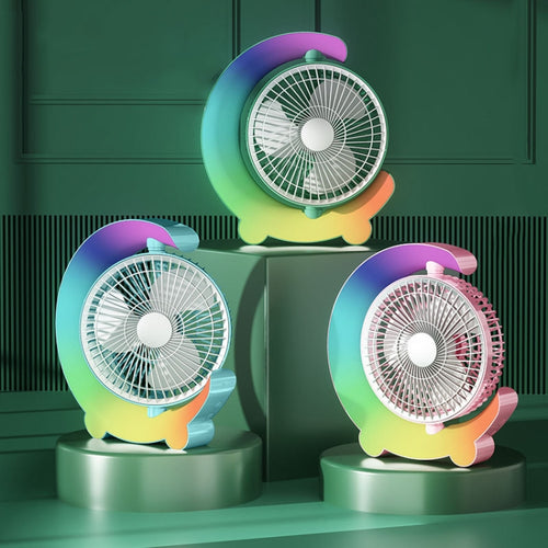 F11 USB Charging Cool Marquee Desktop Portable Fan(Mint Green) - HoMEdemic™ 