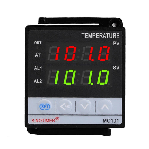 SINOTIMER MC101 Universal Input Short Case PID Intelligent Temperature Controller Meter Heating Cooling Relay SSR Solid State Output - HoMEdemic™ 