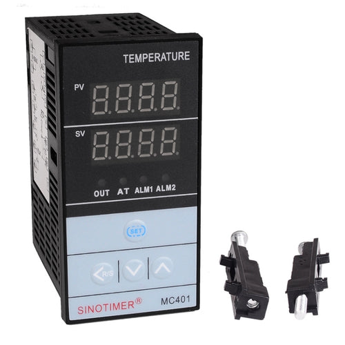 SINOTIMER MC401 Universal Input Short Case PID Intelligent Temperature Controller Meter Heating Cooling Relay SSR Solid State Output - HoMEdemic™ 