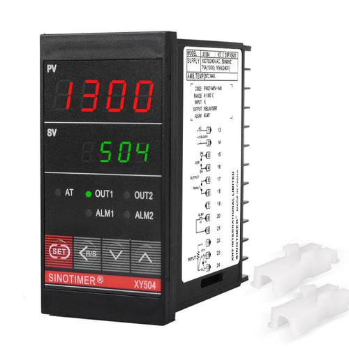 SINOTIMER XY504 Smart Temperature Control Instrument Short Case PID Heating Refrigeration Relay SSR Solid State Output - HoMEdemic™ 