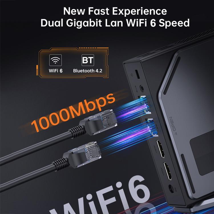 S1 Intel Alder Lake N150 WIFI 6+BT4.2 Office Home Mini PC Win11 DDR4 3200MHz, Spec: 16G+1TB EU Plug - HoMEdemic™ 