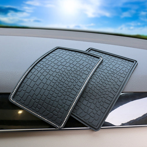 Car Storage Mat Anti-slip Mat for Mobile Phone Ornaments, Style: With Diamond - HoMEdemic™ 