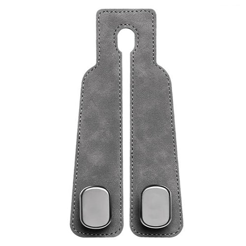 Car Seat Mack Multifunctional Metal Hook Mobile Phone Holder, Style: No Mark(Gray) - HoMEdemic™ 