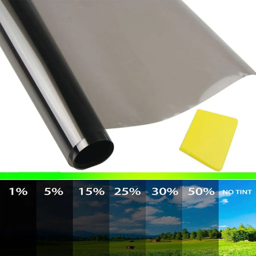 50cm x 3m Car Glass Sun Protection Heat Insulation Solar Translucent Film, Transmittance: 35 Percent - HoMEdemic™ 