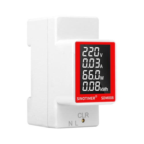 SINOTIMER SDM008 Rail Type AC Multifunctional Digital Voltage And Current Power Monitor - HoMEdemic™ 