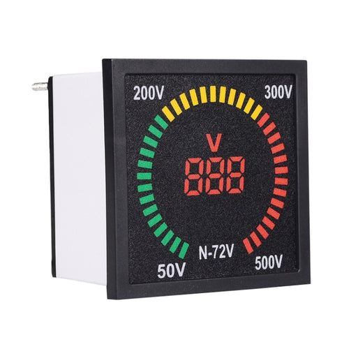 SINOTIMER N-72V AC Voltage Signal Indicator Square Turntable LED Digital Display Voltmeter - HoMEdemic™ 