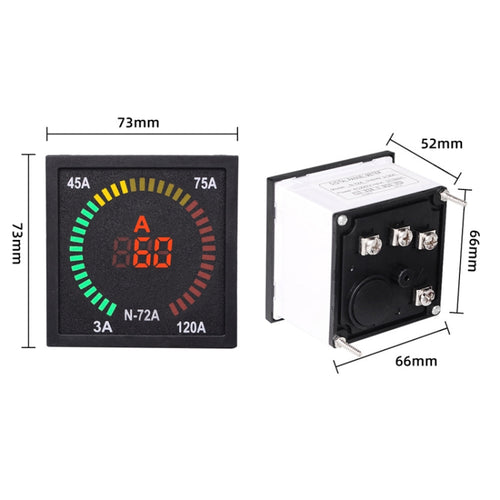 SINOTIMER N-72A AC Current Signal Indicator Square Turntable LED Digital Ammeter - HoMEdemic™ 