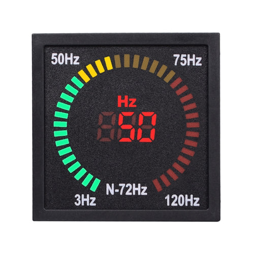 SINOTIMER N-72HZ AC Frequency Signal Indicator Square Turntable LED Digital Frequency Meter - HoMEdemic™ 