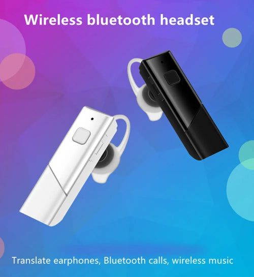 40 Languages Instant Real-Time Translation Smart Wireless BT5.0 Translation Earphone(Black) - HoMEdemic™ 