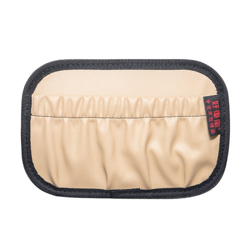 Car Instrument Console Adhesive Net Pocket Storage Hanging Bag, Color: H012 Beige Large - HoMEdemic™ 