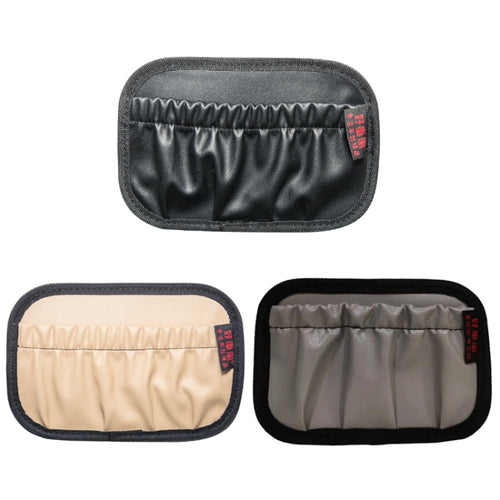 Car Instrument Console Adhesive Net Pocket Storage Hanging Bag, Color: H014 Beige Small - HoMEdemic™ 