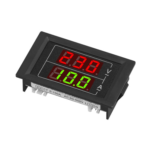 SINOTIMER D85-5035VA Compact Dual-Display Single-Phase AC Digital Voltage And Current Meter - HoMEdemic™ 