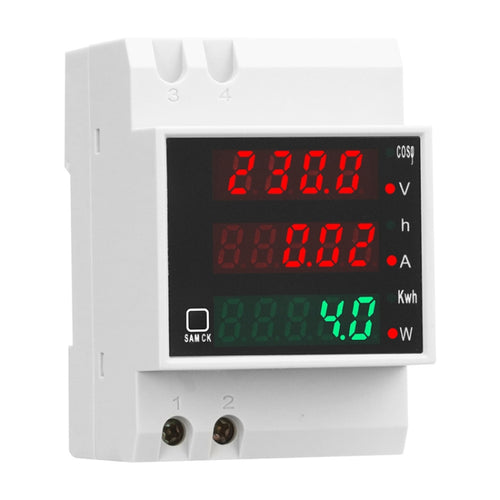 SINOTIMER SDM004 Din Rail AC Voltage Current Time Power Electricity Multi-Function Detection Meter - HoMEdemic™ 