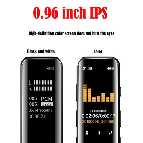 G1 0.96-Inch IPS Color Screen HD Smart Mini Noise Reduction Timer Recorder, Capacity: 16GB - HoMEdemic™ 