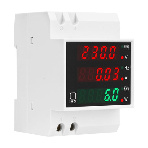 SINOTIMER SDM006 Din Rail AC Voltage Current Frequency Power Electricity Multi-Function Detection Meter - HoMEdemic™ 