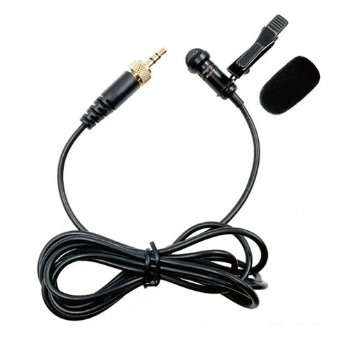 3.5mm Straight Internal Thread Plug Wireless Transmitting Lavalier Microphone, Length: 1.5m(Sponge Cover) - HoMEdemic™ 