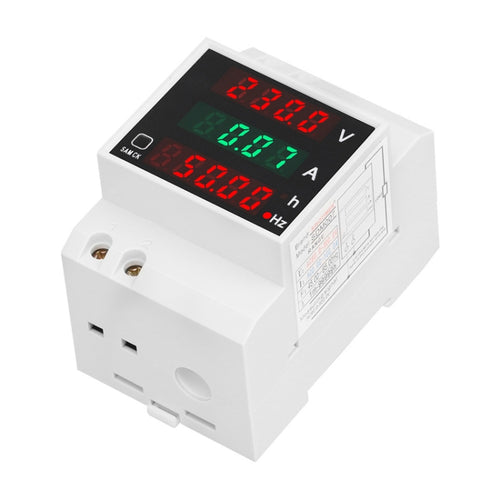 SINOTIMER SDM007 Din Rail AC Voltage Current Totalized Time Frequency Digital Display Meter - HoMEdemic™ 