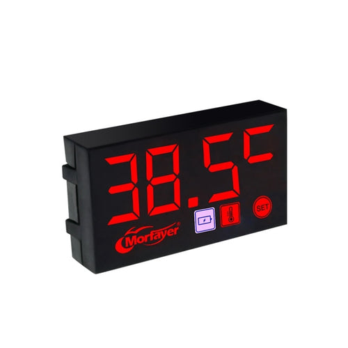 Compact LED Digital Display Time Voltmeter, Specification: 2 in 1 Temperature Red - HoMEdemic™ 