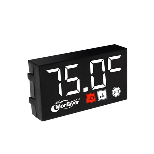 Compact LED Digital Display Time Voltmeter, Specification: 2 in 1 Water Temperature White - HoMEdemic™ 