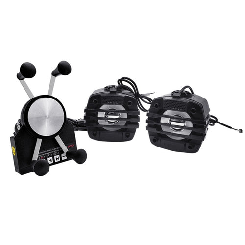 Motorcycle Mobile Phone Charging Stand With Bluetooth MP3 Speaker(YL-056) - HoMEdemic™ 