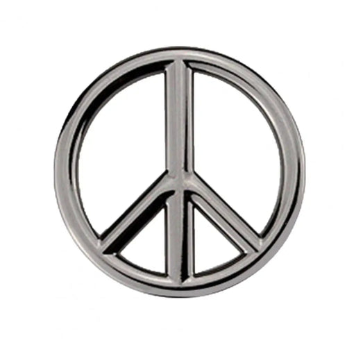 Car Anti-War Peace Sign Three-Dimensional Metal Stickers, Color: Titanium Black - HoMEdemic™ 